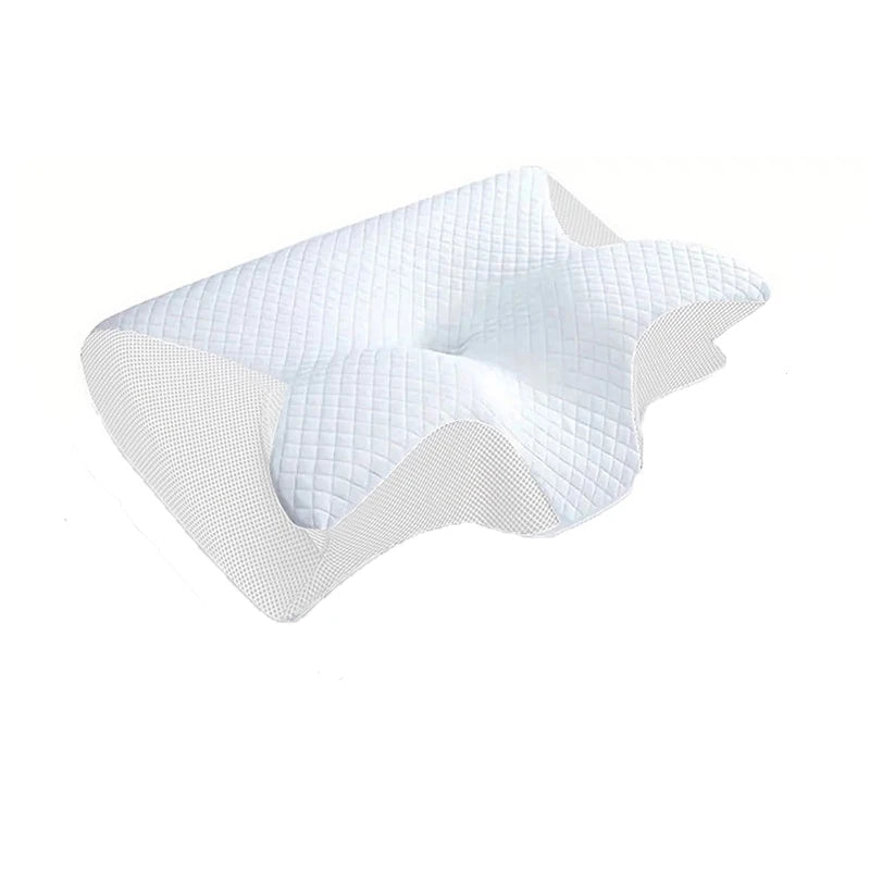 Memory Foam Pillow for Neck Shoulder Support Sleeping Relax Pillow,Ergonomic Contour Design, Orthopedic Firm Support Lightweight